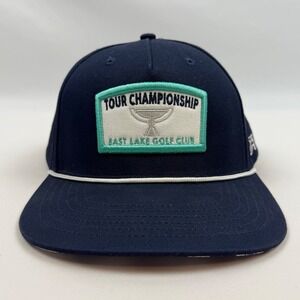 Ahead Tour Championship East Lake Golf Club Navy Blue Rope Hat Floral Snapback